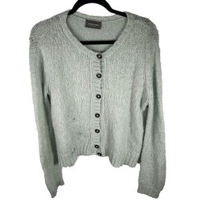 Wooden Ships Mohair Cardigan pastel green, Size M / L Imperfect